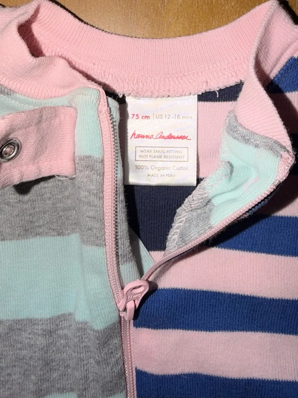 Hanna Andersson - HannaJams Pajamas (12-18M) organic cotton EUC